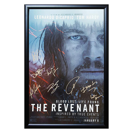 Signed + Framed Poster // The Revenant