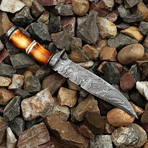 Damascus Hunting Knife