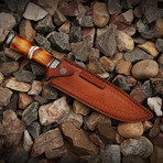 Damascus Hunting Knife