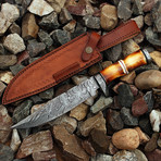 Damascus Hunting Knife