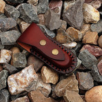 Damascus Liner Lock Folding Knife // FRB-301110