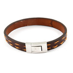 Leather Bracelet // Brown (Brown)