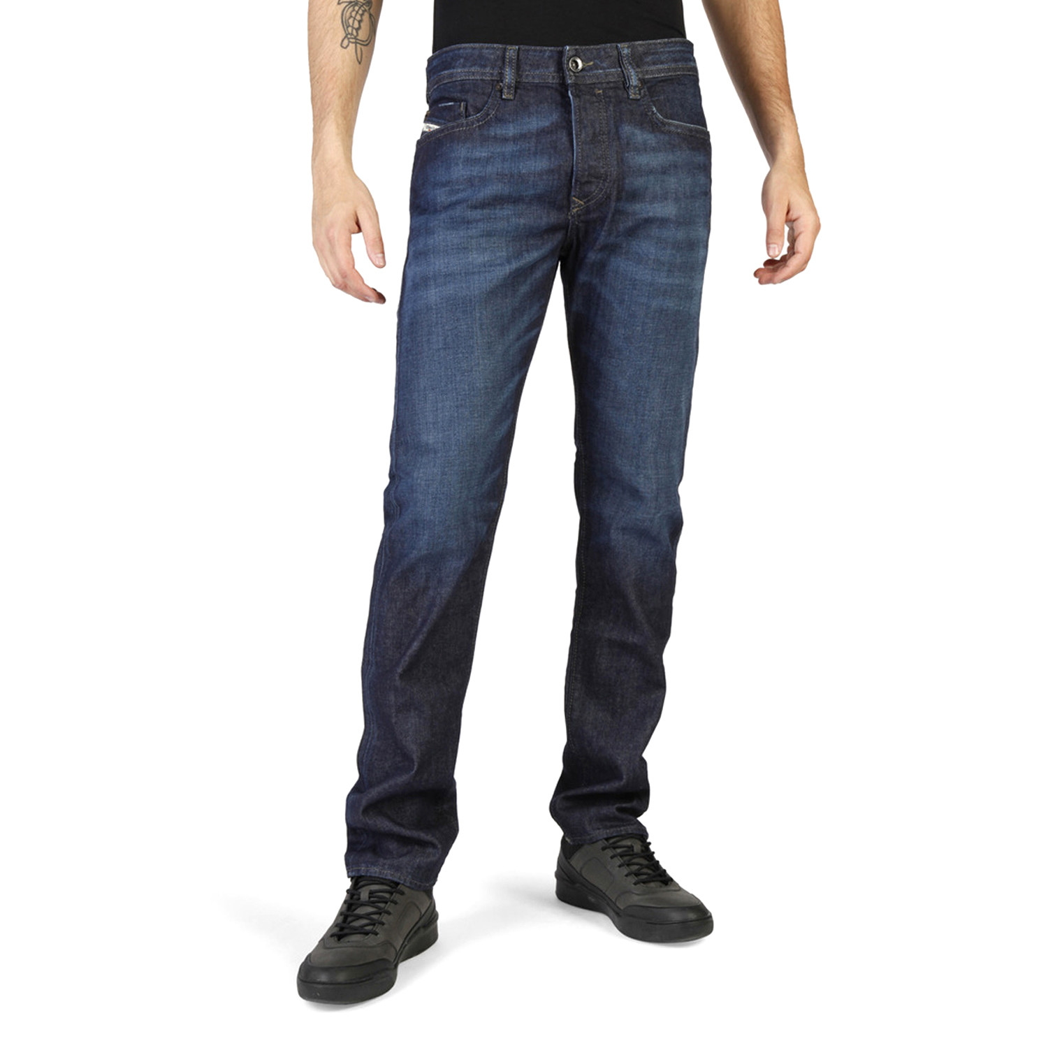 Buster Dark Fade Jeans // Blue (27WX32L) - Diesel - Touch of Modern