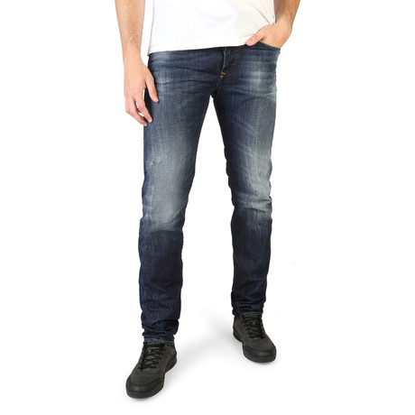 Buster Distressed Jeans // Blue (27WX32L)