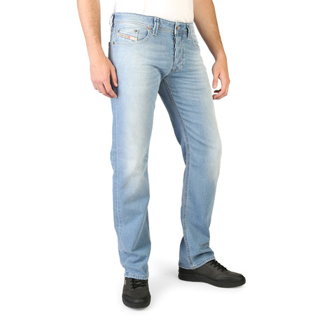 Larkee Light Wash Faded Jeans // Blue (27WX32L)