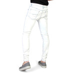 Stickker Faded Jeans // Blue + White (31WX32L)