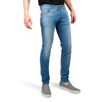 Sleenker Skinny Faded Jeans // Blue (29WX32L)