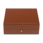 Leather Cufflink Box