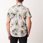 SS Jive Hibiscus Shirt // Khaki (L)