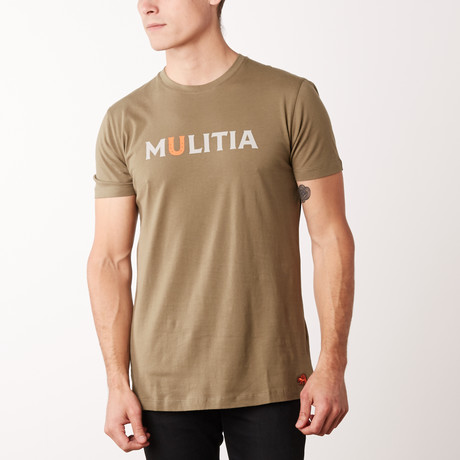 Mulitia Type Tee // Olive (S)