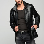 Capponi Leather Jacket // Black (M)