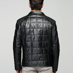 Enzo Leather Jacket // Black (M)