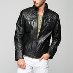 Paolo Leather Jacket // Black (L)