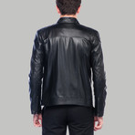 Giovanni Leather Jacket // Black (XL)