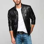 Costanza Leather Jacket // Black (L)