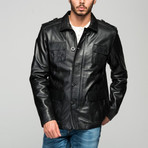 Alessio Leather Jacket // Black (XL)