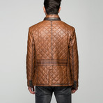 Marte Leather Jacket // Antique Brown (XL)