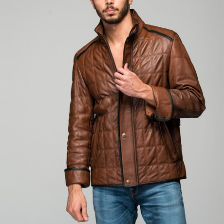 Astore Leather Jacket // Antique Brown (XS)