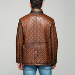 Ezio Leather Jacket // Antique Brown (XS)