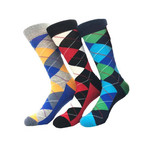 Argyle Sock Bundle I // 3 Pack // Multicolor