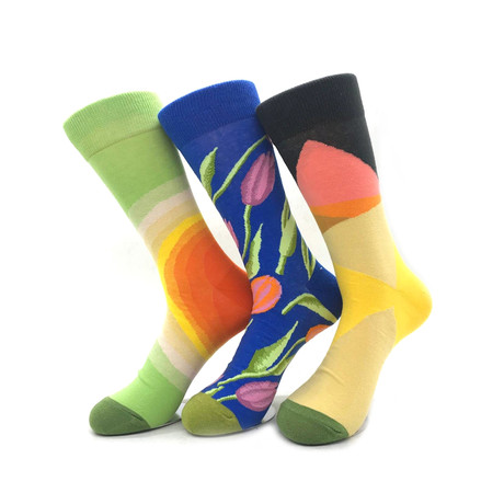 Nature Sock Bundle // 3 Pack // Multicolor