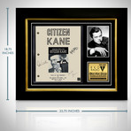 Citizen Kane Script // Limited Edition // Custom Frame