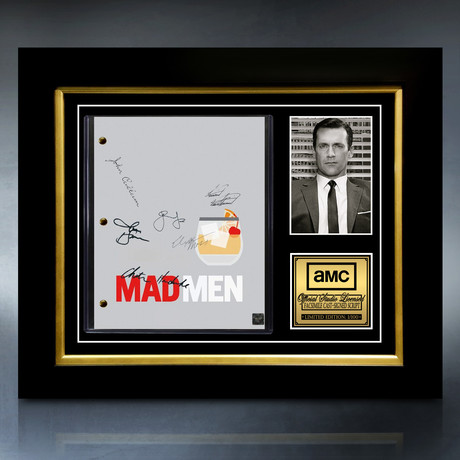 Mad Men Script // Limited Edition // Custom Frame
