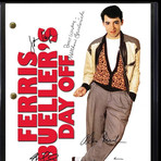 Ferris Bueller's Day Off Script // Limited Edition // Custom Frame