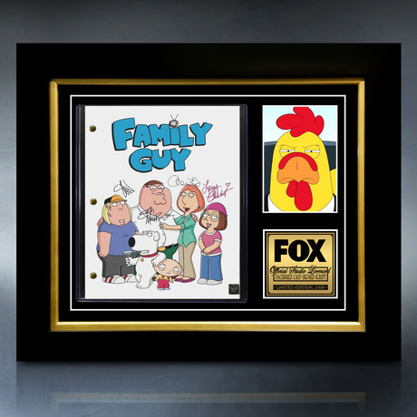 Family Guy Script // Limited Edition // Custom Frame