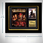 Pirates Of The Caribbean: The Curse Of The Black Pearl Script // Limited Edition // Custom Frame