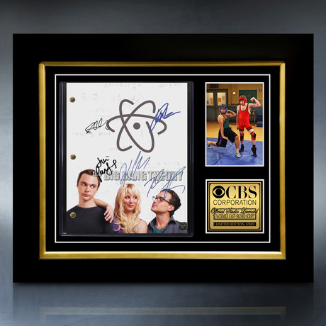 The Big Bang Theory Script // Limited Edition // Custom Frame