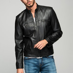 Franco Leather Jacket // Black (S)