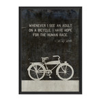 Bicycle // HG Wells // Black (12.625"W x 17.125"H x 1.125"D)