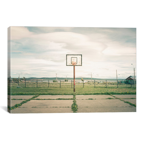 Streetball Courts 1 // Puerto Natales, Chile // Joe Mania (18"W x 26"H x 0.75"D)