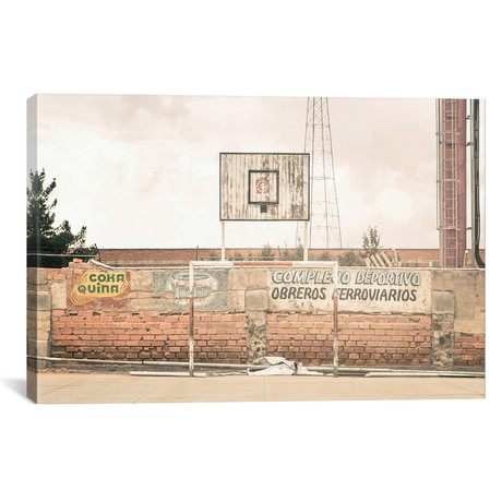 Streetball Courts 1 // La Paz, Bolivia // Joe Mania (18"W x 26"H x 0.75"D)