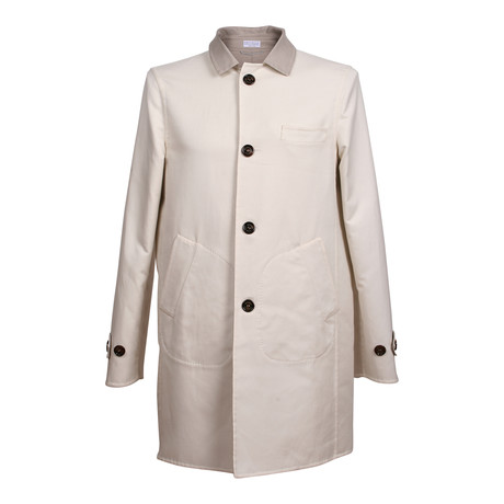 Classic Overcoat // Ivory (Euro: 44)