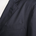 Rolling 3-Button Overcoat // Navy (Euro: 48)