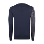 Sterling Pullover // Navy + Gray (XS)