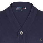 Julio Knitwear Jacket // Navy (3XL)