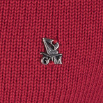Giorgio di Mare // Locla Knitwear Jacket // Bordeaux (3XL)