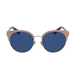 Dior // Men's Diorama Mini Sunglasses // Gold + Gray