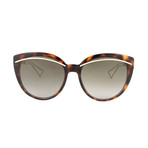 Women's Diorliner Sunglasses // Havana + Brown Gradient