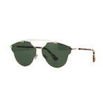 Christian Dior// Men's Diorsorealpop Sunglasses // Light Gold + Havana + Green