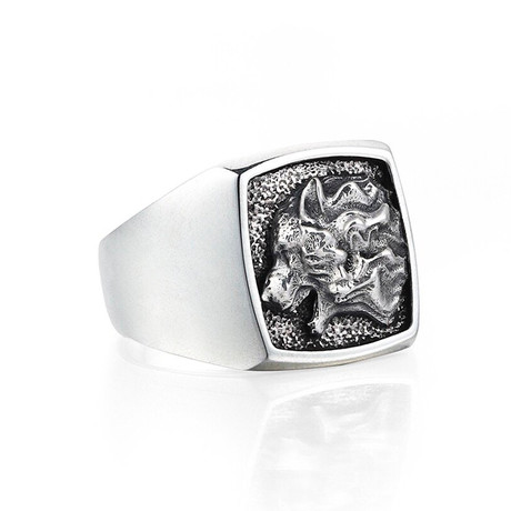 Wolf Ring // Solid Silver (Size 8)