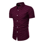 Short Sleeve Shirt // Burgundy Arrow (2XL)