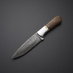 Damascus Steel Fixed Blade Skinner Knife