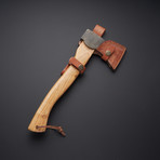 High Carbon Steel Axe // Olive Wood Handle