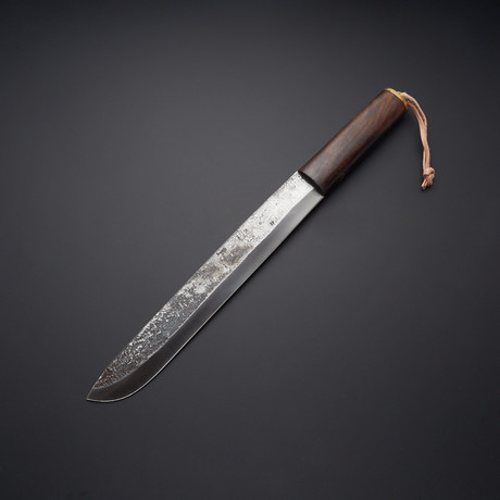 High Carbon Steel Historical Vintage Knife // Walnut Wood Handle