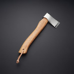 440C Stainless Steel Axe // Olive Wood Handle