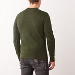 Metal Stars Sweater // Army (M)